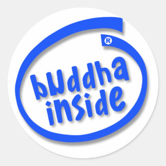 Adesivo Redondo buddha Dentro