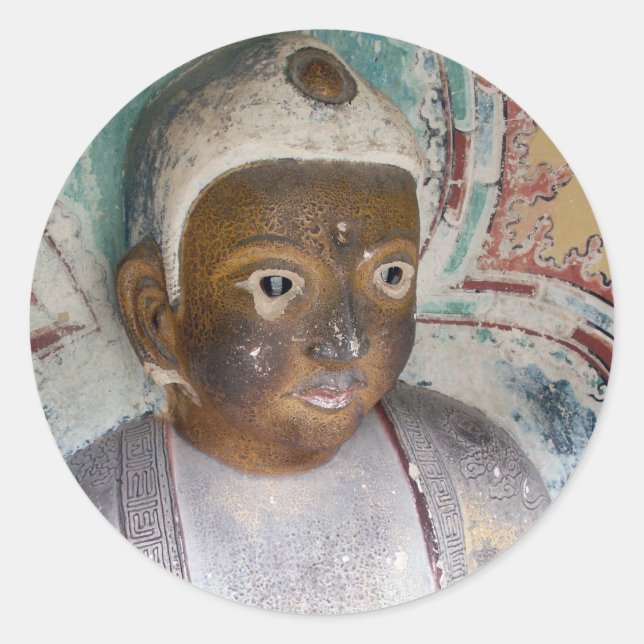 Adesivo Redondo Buddha Sticker (Frente)