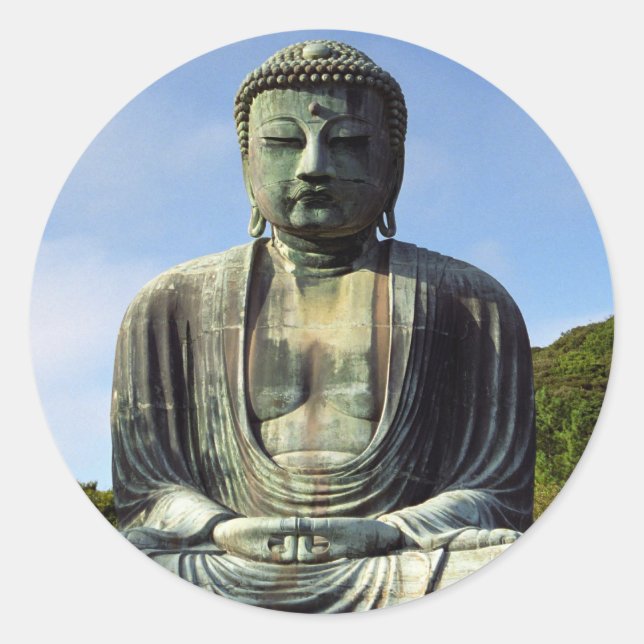Adesivo Redondo Buddha Sticker (Frente)