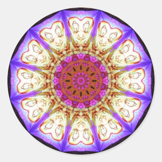 Adesivo Redondo Buddha'delica Sticker (Frente)