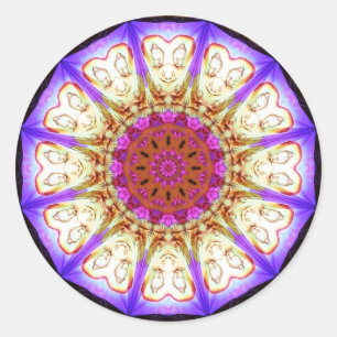 Adesivo Redondo Buddha'delica Sticker