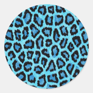 Adesivo Redondo Bue Trendy Leopard Pattern