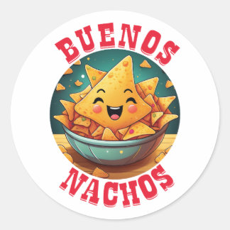 Adesivo Redondo Buenos Nachos