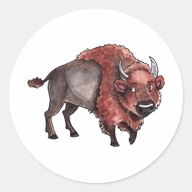 Adesivo Redondo Buffalo (Frente)