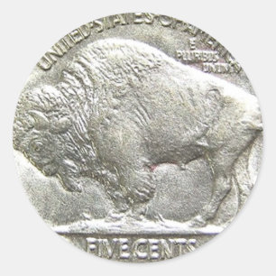 ADESIVO REDONDO BUFFALO NICKEL