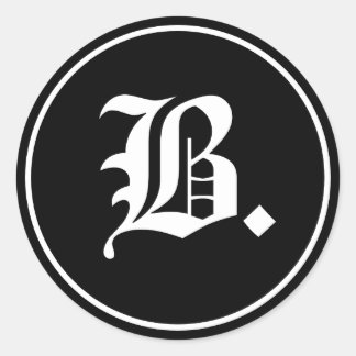 Adesivo Redondo Builders International Old English B. Stickers