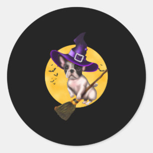 Adesivo Redondo Buldogue Halloween Costume Men Women Kids Dog