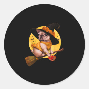 Adesivo Redondo Buldogue Halloween Costume Men Women Kids Dog 1