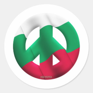 Adesivo Redondo Bulgária