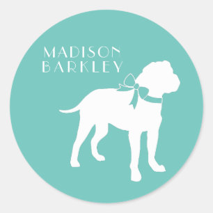 Adesivo Redondo Bull Mastiff Dog Puppy Bullmastiff