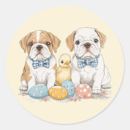 Adesivo Redondo Bullets Ingleses da páscoa