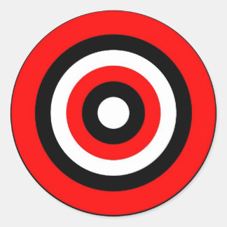 Adesivo Redondo Bullseye