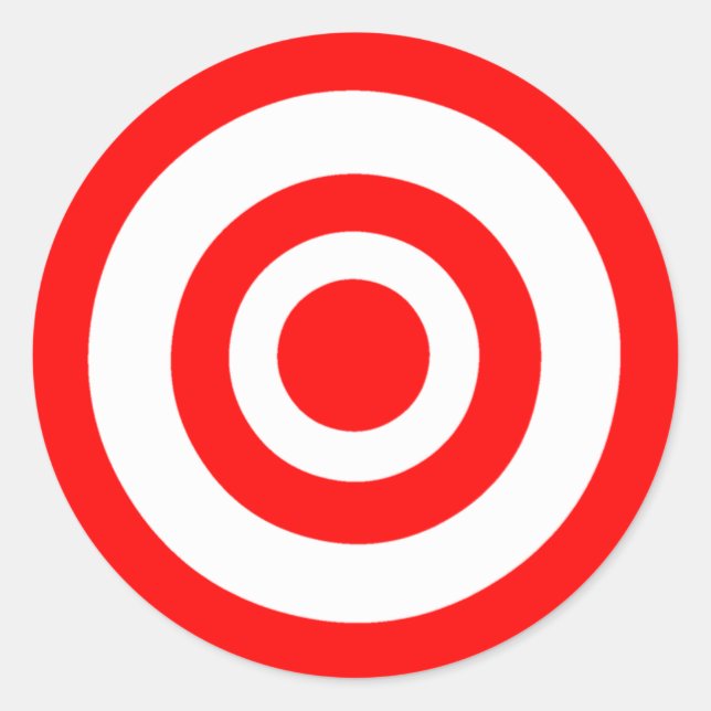Adesivo Redondo Bullseye (Frente)