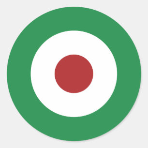 Adesivo Redondo Bullseye da modificação da Tri Cor