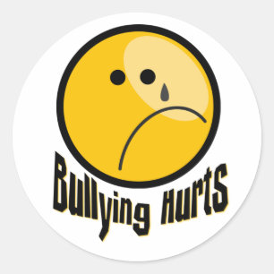 Adesivo Redondo Bullying Machuca o Sticker
