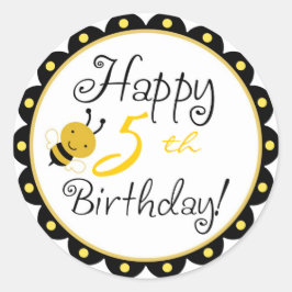 Adesivo Redondo Bumble Bee Sticker HBR5