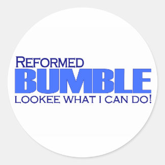 Adesivo Redondo Bumble Reformado