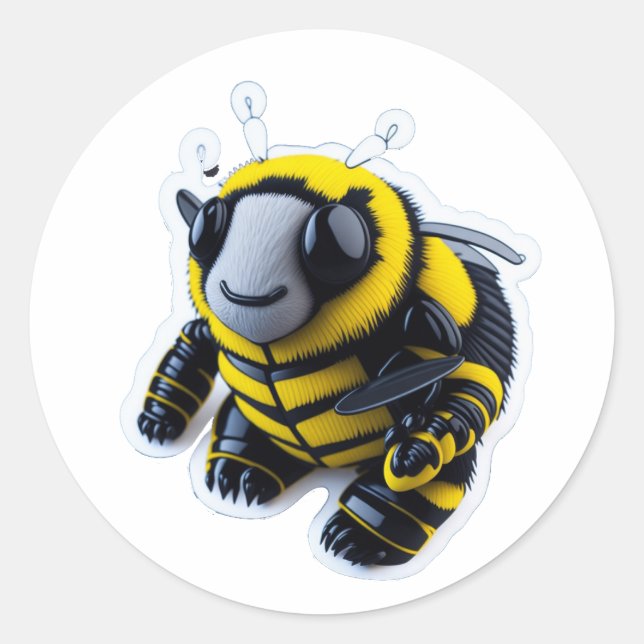 Adesivo Redondo BumbleBee (Frente)