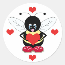 Adesivo Redondo Bumblebee com Autocolantes