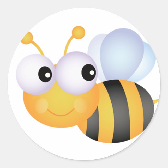 Adesivo Redondo Bumblebee Stickers (Frente)