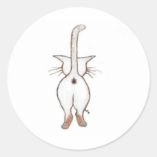 ADESIVO REDONDO BUMBUM O QUÊ? (Frente)