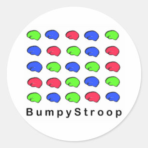 Adesivo Redondo Bumpy Stroop