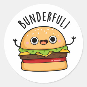 Adesivo Redondo Bun Bun Bun Fatiador Cute