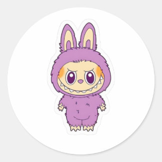 Adesivo Redondo BunBite Grumpy Grape