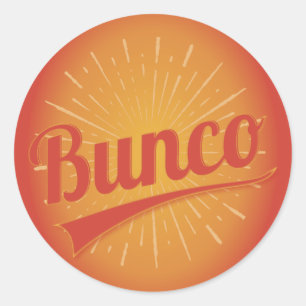 Adesivo Redondo Bunco Burst