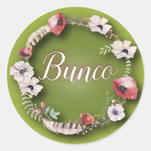 Adesivo Redondo Bunco Sticker - Boho ou Bohemian