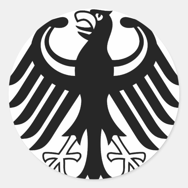 Adesivo Redondo Bundesadler (Frente)