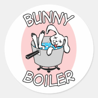 Adesivo Redondo Bunny Boiler Sticker