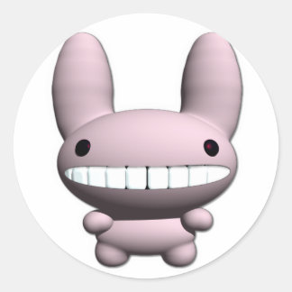 Adesivo Redondo Bunny Bunny Sticker