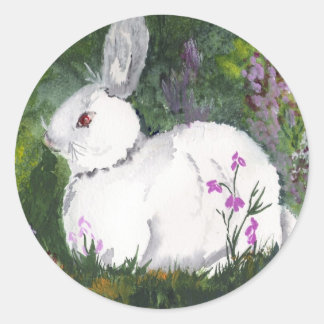 Adesivo Redondo Bunny Sticker