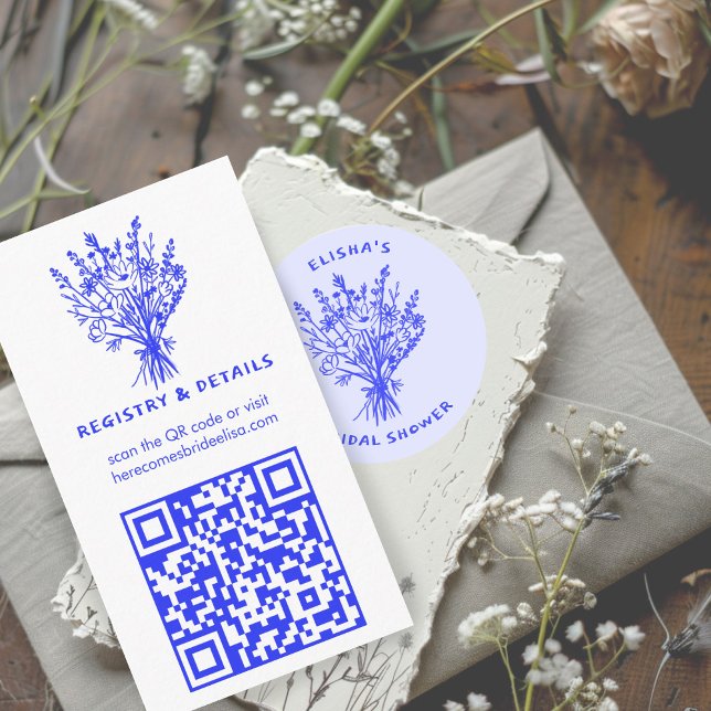 Adesivo Redondo Buquê de flor selvagem Chá de panela cáustico (Wildflower Bouquet Rustic Whimsical Bridal Shower Classic Round Sticker
)