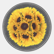 Buquê Floral de Sunflower Casamento Russo