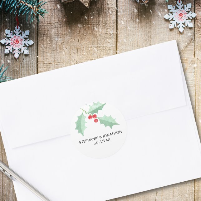 Adesivo Redondo Buraco de Aquarela Personalizado (Criador carregado)