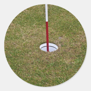 Adesivo Redondo Buraco de golfe