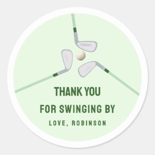 Adesivo Redondo Buraco Moderno em Um Aniversário de Par-Tera