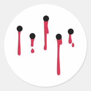 Adesivo Redondo Buracos de bala