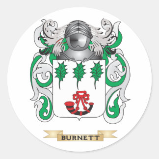 Adesivo Redondo Burnett Casaco de Braços (Serviço Familiar)