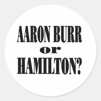 Adesivo Redondo Burr ou Hamilton?