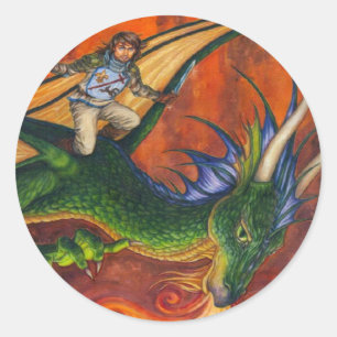 Adesivo Redondo Busca de GreeHee para o manuscrito