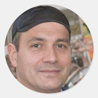 Adesivo Redondo Buscar Alegria