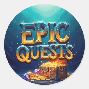 Adesivo Redondo Buscas Epic