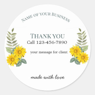 Adesivo Redondo business editable sticker