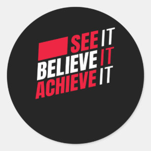 Adesivo Redondo Business Inspiration Cotação Empreendedor