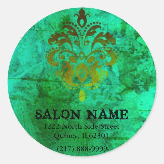 Adesivo Redondo Business Sticker (Frente)