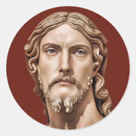 Adesivo Redondo BUSTO DE CRISTO O SALVADOR por MICHELANGELO 2026