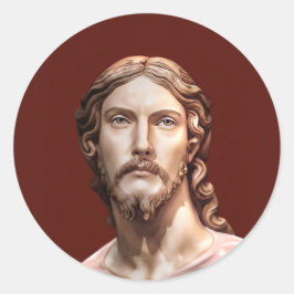 Adesivo Redondo BUSTO DE CRISTO O SALVADOR por MICHELANGELO 2026